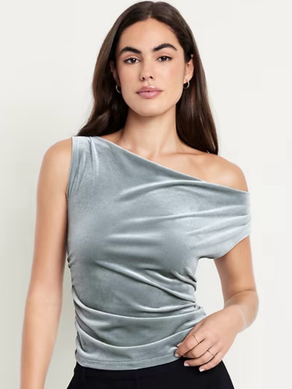 Asymmetrical Velvet Top NWT
